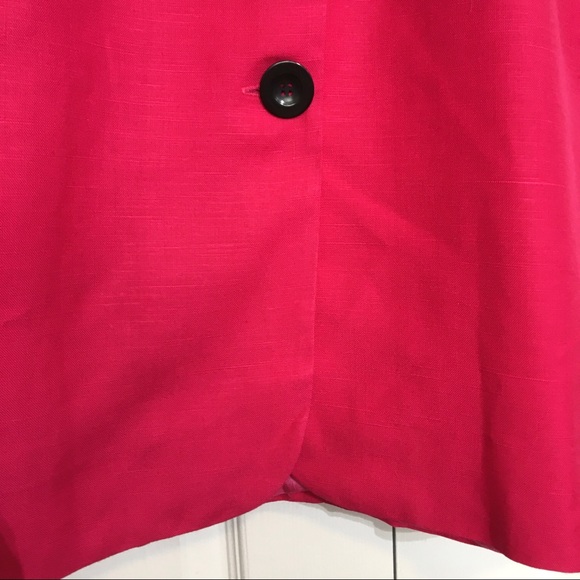 Vintage NIPON BOUTIQUE Short Sleeve Dress linen - Picture 12 of 16